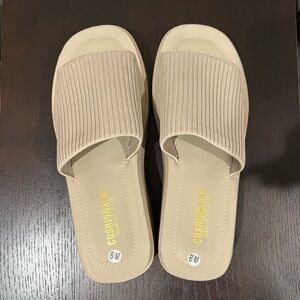 Platform Nude Sandals